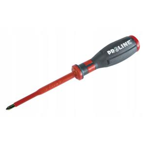 PROLINE κατσαβίδι ηλεκτρολόγου σταυρός ZR10518, με μόνωση 1000V, 2x100mm | Εργαλεία | elabstore.gr