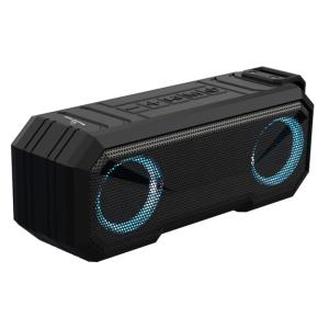 POWERTECH φορητό ηχείο & power bank PT-988 16W RMS, FM, RGB, IPX7, μαύρο | Εικόνα & Ήχος | elabstore.gr
