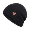 Πλεκτός σκούφος beanie SHO-0004, unisex, μαύρος | Οικιακές & Προσωπικές Συσκευές | elabstore.gr