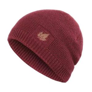 Πλεκτός σκούφος beanie SHO-0006, unisex, μπορντό | Οικιακές & Προσωπικές Συσκευές | elabstore.gr