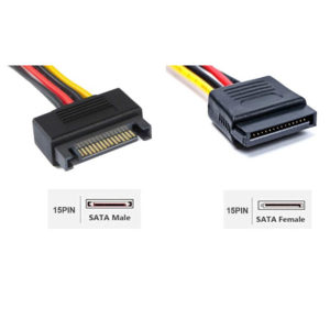 Καλώδιο SATA 15pin σε 2xSATA 15pin 20cm | Πληροφορικής | elabstore.gr