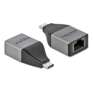 DELOCK αντάπτορας USB 3.2 Gen 1 Type-C σε RJ45 64118, 1000Mbps | Δικτυακά | elabstore.gr