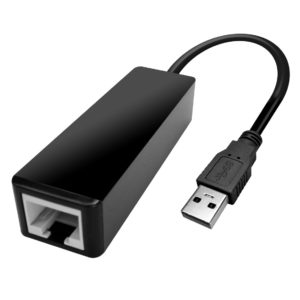 POWERTECH Converter USB 2.0 σε Ethernet CAB-U038, 0.2m, μαύρο | Δικτυακά | elabstore.gr