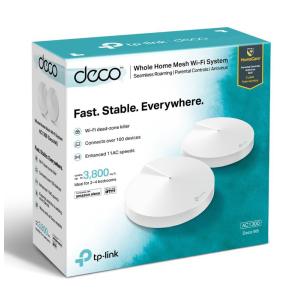 TP-LINK Mesh WiFi access point Deco M5, AC1300 Dual Band, 2τμχ, Ver. 2.0 | eLabstore.gr TP-LINK Mesh WiFi access point Deco M5, AC1300 Dual Band, 2τμχ, Ver. 2.0 | Δικτυακά | elabstore.gr