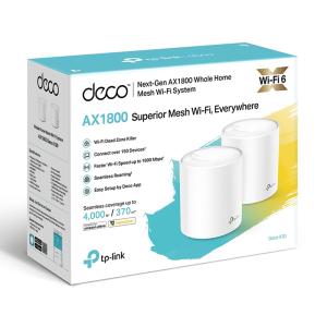TP-LINK Mesh WiFi 6 access point Deco X20, AX1800 Dual Band, 2τμχ, V.2.0 | eLabstore.gr TP-LINK Mesh WiFi 6 access point Deco X20, AX1800 Dual Band, 2τμχ, V.2.0 | Δικτυακά | elabstore.gr