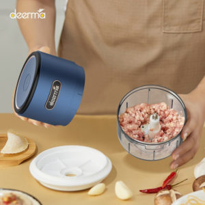 DEERMA πολυκόφτης JS100, με μπαταρία, 150ml, 40W, 3 λεπίδες, μπλε | Οικιακές & Προσωπικές Συσκευές | elabstore.gr