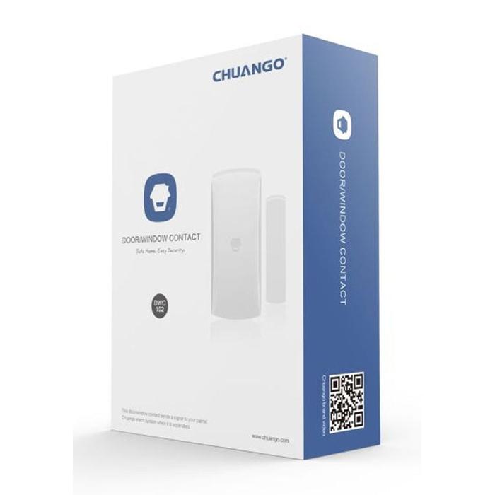 CHUANGO ασύρματη μαγνητική παγίδα DWC-102, 315/433.92MHz, λεύκη | eLabstore.gr CHUANGO ασύρματη μαγνητική παγίδα DWC-102, 315/433.92MHz, λεύκη | Συναγερμοί | elabstore.gr