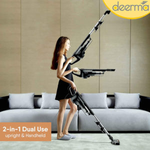 DEERMA ηλεκτρική σκούπα DX600, 600W, 0.8L, 82dB, 15kPa, μαύρη | Οικιακές & Προσωπικές Συσκευές | elabstore.gr
