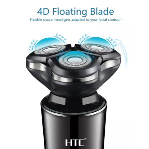HTC ξυριστική μηχανή GT-689, 4 σε 1, αδιάβροχη, επαναφορτιζόμενη, μαύρη | Οικιακές & Προσωπικές Συσκευές | elabstore.gr
