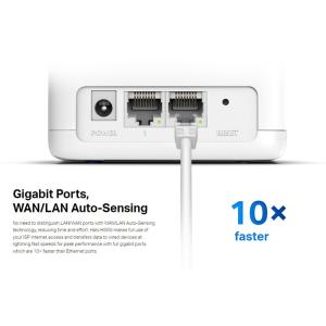 MERCUSYS Mesh Wi-Fi System Halo H30G, 1.3Gbps Dual Band, 3τμχ, Ver. 1.0 | Δικτυακά | elabstore.gr