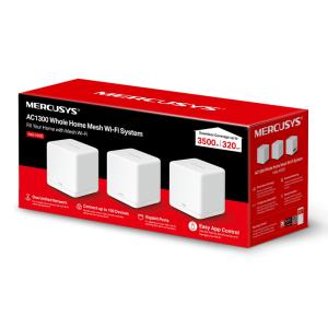 MERCUSYS Mesh Wi-Fi System Halo H30G, 1.3Gbps Dual Band, 3τμχ, Ver. 1.0 | Δικτυακά | elabstore.gr