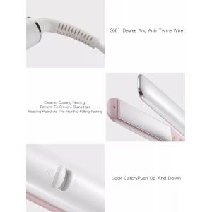 HTC ισιωτική μαλλιών JK-7053, 120-200°, 50W, λευκή-ροζ | Οικιακές & Προσωπικές Συσκευές | elabstore.gr