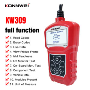 KONNWEI ψηφιακό διαγνωστικό αυτοκινήτου KW309, OBDII/EOBD | Gadgets - Αξεσουάρ | elabstore.gr