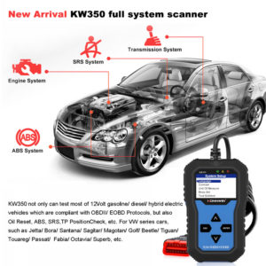 KONNWEI ψηφιακό διαγνωστικό αυτοκινήτου KW350, V/A & OBDII/EOBD | Gadgets - Αξεσουάρ | elabstore.gr