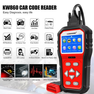 KONNWEI ψηφιακό διαγνωστικό αυτοκίνητου KW860, OBDII/EOBD & CAN | Gadgets - Αξεσουάρ | elabstore.gr