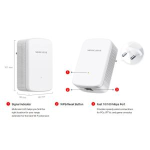 MERCUSYS Wi-Fi range extender ME10, 300Mbps, Ver. 1.0 | eLabstore.gr MERCUSYS Wi-Fi range extender ME10, 300Mbps, Ver. 1.0 | Δικτυακά | elabstore.gr