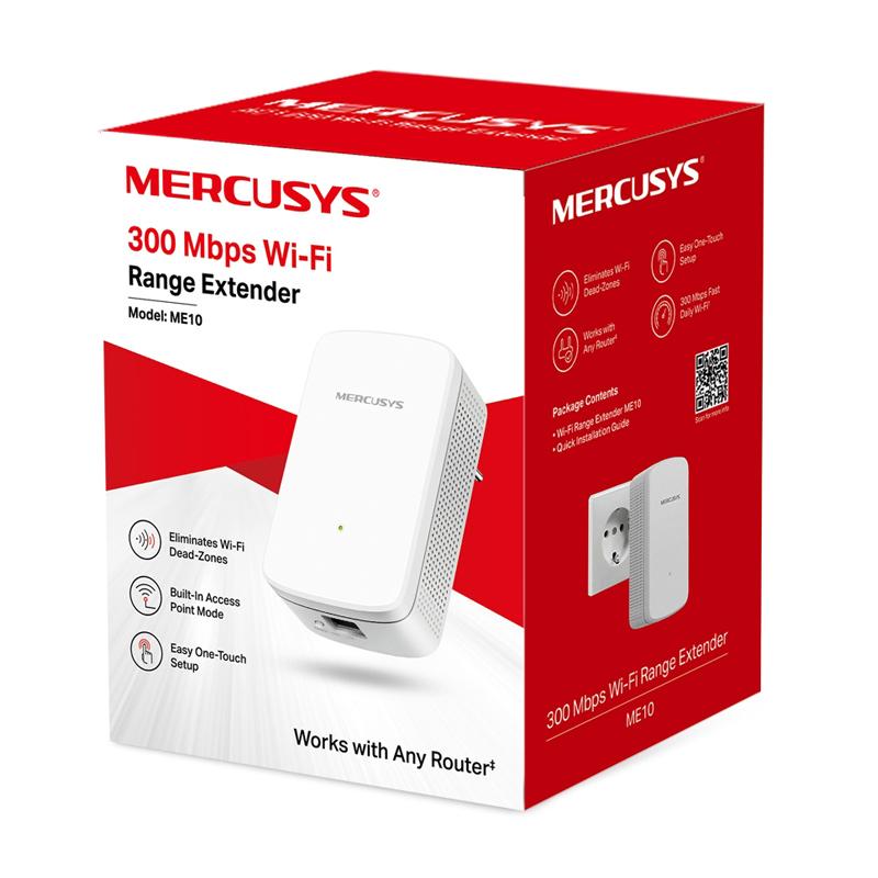 MERCUSYS Wi-Fi range extender ME10, 300Mbps, Ver. 1.0 | eLabstore.gr MERCUSYS Wi-Fi range extender ME10, 300Mbps, Ver. 1.0 | Δικτυακά | elabstore.gr