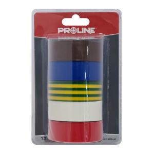 PROLINE μονωτική ταινία 13161, 19mm, 10m, διάφορα χρώματα, 5τμχ | Αναλώσιμα - Είδη Γραφείου | elabstore.gr