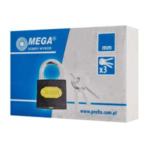 MEGA λουκέτο ασφαλείας 24450, 3x κλειδιά, μεταλλικό, 50mm | eLabstore.gr MEGA λουκέτο ασφαλείας 24450, 3x κλειδιά, μεταλλικό, 50mm | Gadgets - Αξεσουάρ | elabstore.gr