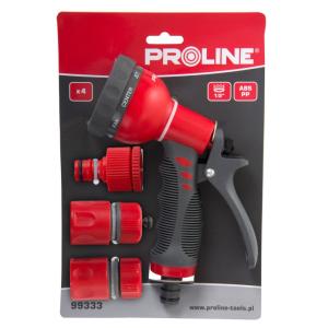 PROLINE kit πιστόλι νερού 99304, με ρακόρ & 2x ταχυσυνδέσμους, 4τμχ | Οικιακές & Προσωπικές Συσκευές | elabstore.gr