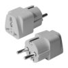 POWERTECH αντάπτορας ρεύματος PT-1001, German type/universal, 16A, 7τμχ | Τροφοδοσία Ρεύματος | elabstore.gr