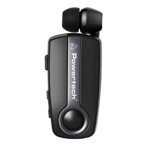 POWERTECH Bluetooth earphone Klipp 2 PT-998, multipoint, BT V5.1, γκρι | Αξεσουάρ κινητών | elabstore.gr