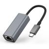 POWERTECH converter USB Type-C σε ethernet RJ45 PTH-044, 1000M, γκρι | Δικτυακά | elabstore.gr