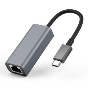 POWERTECH converter USB Type-C σε ethernet RJ45 PTH-044, 1000M, γκρι | Δικτυακά | elabstore.gr