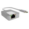 POWERTECH αντάπτορας USB Type-C σε RJ45+PD PTH-056, 10/100/1000M, ασημί | Δικτυακά | elabstore.gr