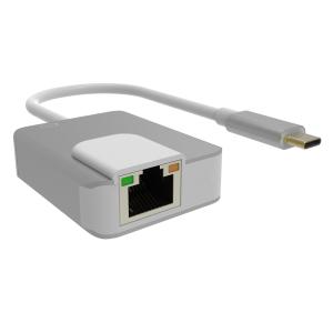 POWERTECH αντάπτορας USB Type-C σε RJ45+PD PTH-056, 10/100/1000M, ασημί | Δικτυακά | elabstore.gr