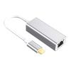 POWERTECH αντάπτορας USB Type-C σε RJ45 PTH-059, 10/100/1000Mbps, ασημί | Δικτυακά | elabstore.gr