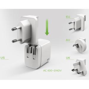 SILICON POWER φορτιστής τοίχου QM16, USB & USB-C, UK/EU/AU/US, λευκός | Αξεσουάρ κινητών | elabstore.gr