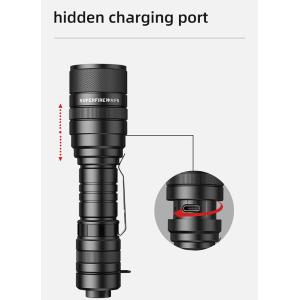 SUPFIRE φορητός φακός F5, zoom, 10W, 1100lm, 300m, 2300mAh, IP43 | Φωτισμός | elabstore.gr
