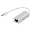 Αντάπτορας USB Type-C σε RJ45 ST735, 1000Mbps, RTL8153, ασημί | Δικτυακά | elabstore.gr