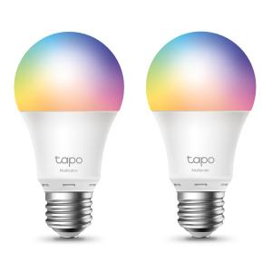 TP-LINK Smart λάμπα LED TAPO-L530E WiFi, 8.7W E27, 2500K-6500K RGB, 2τμχ | Φωτισμός | elabstore.gr
