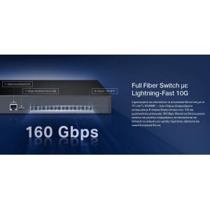 TP-LINK L2+ managed switch TL-SX3008F, 8-Ports 10Gbps SFP+, Ver. 1.0 | eLabstore.gr TP-LINK L2+ managed switch TL-SX3008F, 8-Ports 10Gbps SFP+, Ver. 1.0 | Δικτυακά | elabstore.gr