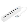 ORICO USB 3.0 hub TWU32-6AST, 6x USB ports, SD/TF ports, λευκό | eLabstore.gr ORICO USB 3.0 hub TWU32-6AST, 6x USB ports, SD/TF ports, λευκό | Συνοδευτικά PC | elabstore.gr