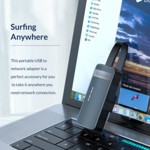 ORICO αντάπτορας USB 3.0 σε ethernet UTK-U3, 1 Gbps, μαύρο | Δικτυακά | elabstore.gr
