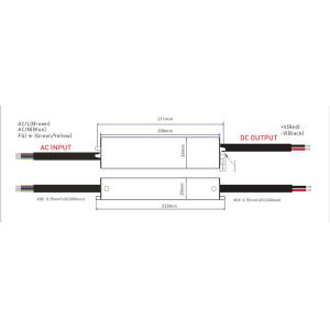 YSD τροφοδοτικό DC 30WHA-12, 12VDC, 30W, 2.5A, IP67 | Εργαλεία | elabstore.gr