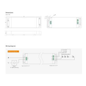 YSD τροφοδοτικό DC 60WUGP-12, 12VDC, 60W, 5A, IP20, dimmable | Εργαλεία | elabstore.gr