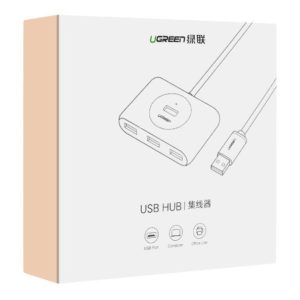 Hub USB 3.0 UGREEN CR113 Black 20291 | USB HUBS | elabstore.gr