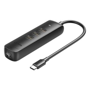 Hub USB 3.0 with Type-C to Ethernet Adapter UGREEN CM530 Black 50627 | USB HUBS | elabstore.gr