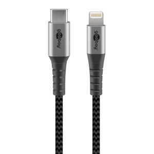 GOOBAY καλώδιο USB Type-C σε Lightning 49272, 2m, γκρι | Αξεσουάρ κινητών | elabstore.gr