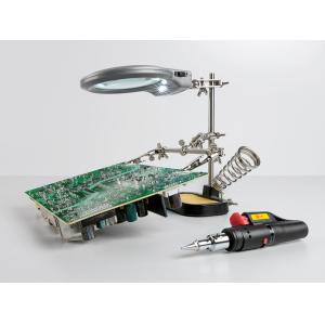 GOOBAY μεγεθυντικός φακός 51226 με clips συγκράτησης, 2x, LED φωτισμός | Εργαλεία | elabstore.gr