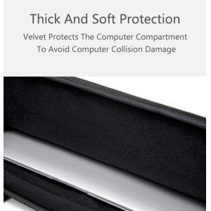 GOLDEN WOLF τσάντα ώμου 6305, θήκη laptop 15.6", αδιάβροχη, μαύρη | Οικιακές & Προσωπικές Συσκευές | elabstore.gr
