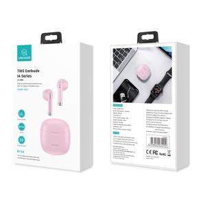 USAMS earphones IA04 με θήκη φόρτισης, True Wireless, ροζ | eLabstore.gr USAMS earphones IA04 με θήκη φόρτισης, True Wireless, ροζ | Αξεσουάρ κινητών | elabstore.gr
