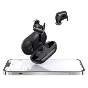USAMS earphones με θήκη φόρτισης LX08, True Wireless, μαύρα | Αξεσουάρ κινητών | elabstore.gr