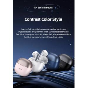 USAMS earphones με θήκη φόρτισης XH09, True Wireless, ροζ | Αξεσουάρ κινητών | elabstore.gr