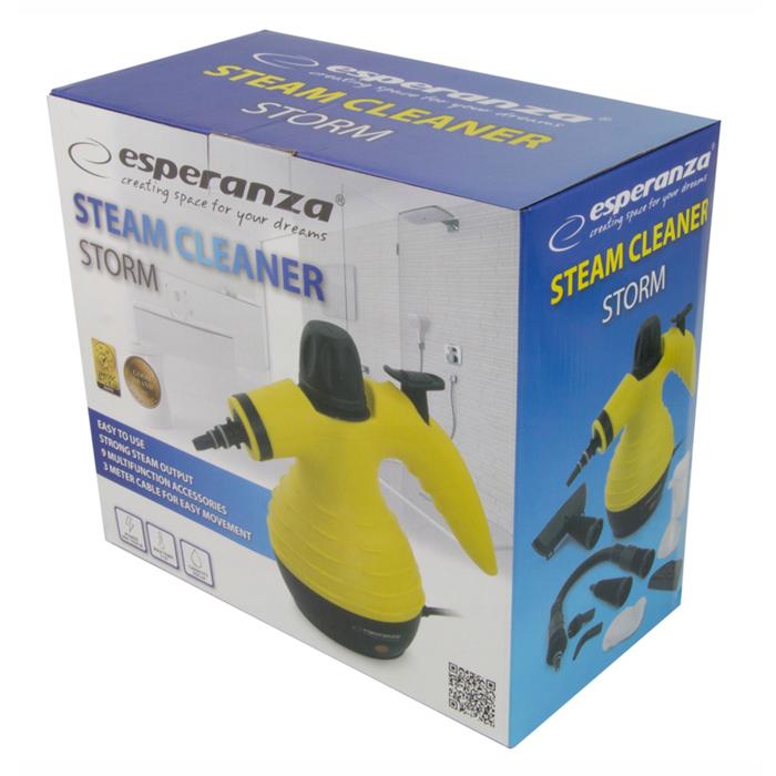 ESPERANZA ατμοκαθαριστής χειρός EHS001, 3 Pa, 1050W, 350ml, κίτρινος | eLabstore.gr ESPERANZA ατμοκαθαριστής χειρός EHS001, 3 Pa, 1050W, 350ml, κίτρινος | Οικιακές & Προσωπικές Συσκευές | elabstore.gr