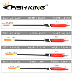 FISH KING φελλός ψαρέματος Balsa Bobber FISH-0038, διάφορα μεγέθη, 4τμχ | Gadgets - Αξεσουάρ | elabstore.gr